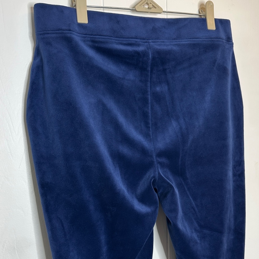 Juicy Couture Royal Blue Velour Wide Leg Pants - Picture 8 of 10